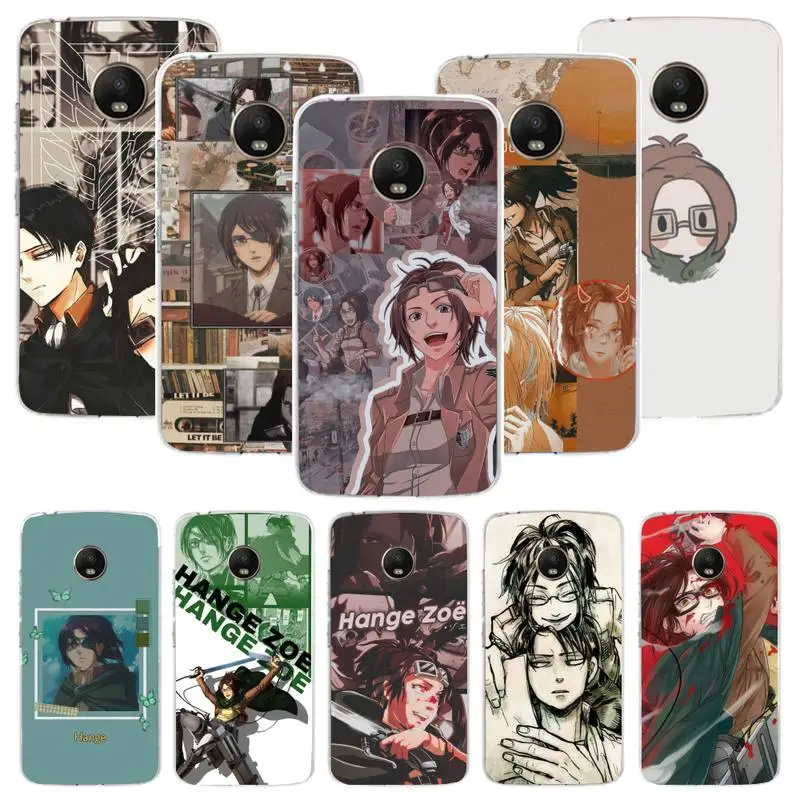 

Hange Zoe Attack on Titan anime Phone Case For Samsung S20 S21 Note20 A71 A30s A52 Plus Ultra lite Transparent Nax Fundas Cover
