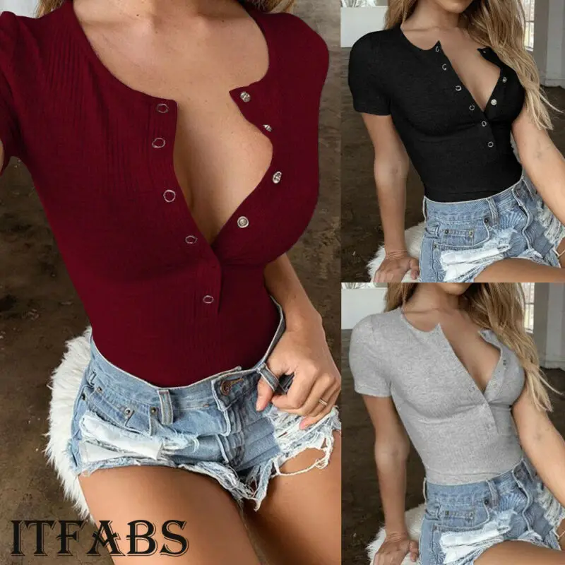 Модная женская Повседневная Клубная одежда комбинезон Облегающий Ромпер блузка