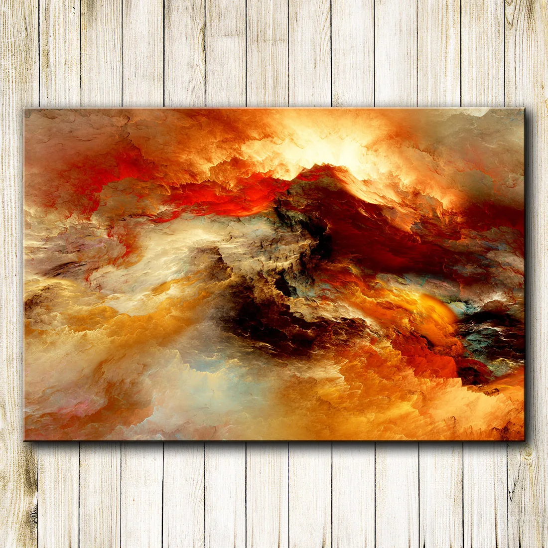 Современное домашнее искусство одиночная абстрактная иллюзорная облако