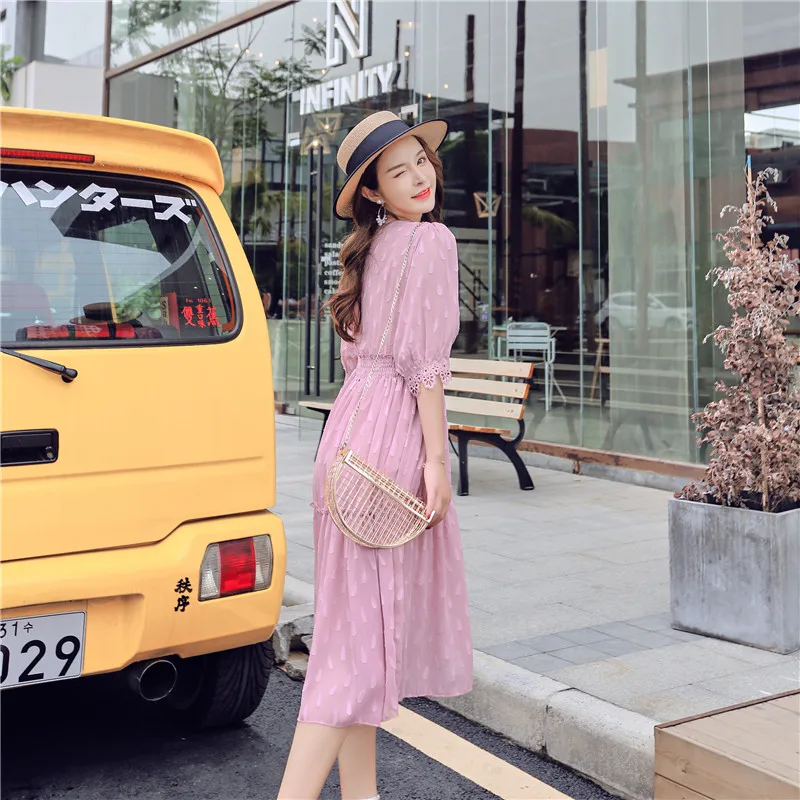 

Французское винтажное платье Ямамото во французском стиле первая любовь платье выше колена сказочное супер сказочное летнее платье с тали...