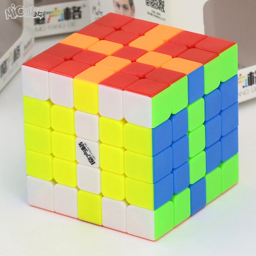 Волшебные кубики Qiyi Mofangge Wushuang 5x5x5 скоростной пазл для соревнований 5x5 квадратные