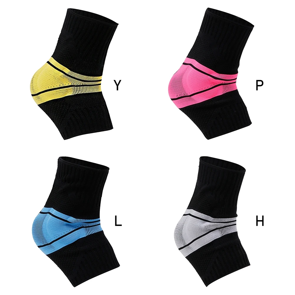 

1 Pcs Unisex Elastic Knitted Sports Ankle Support Brace For Cycling Yoga Basketball Men Women Silicone Joint Ankle Protector