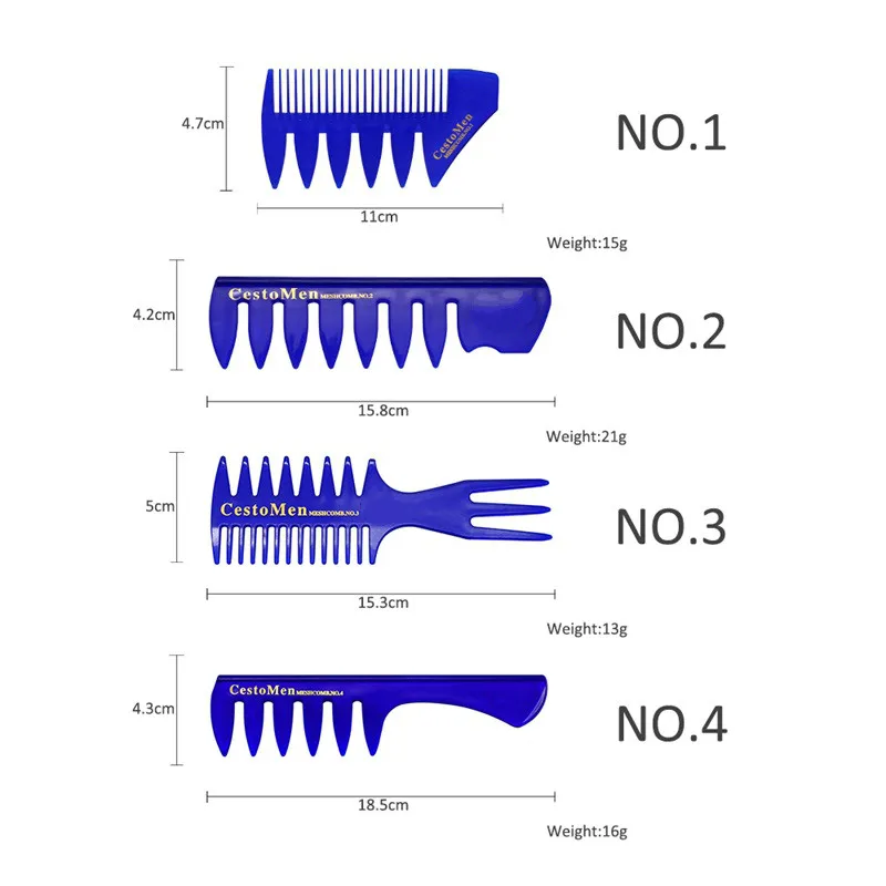 Высокая конец Для мужчин прическа укладка Расчески Щетка Классический роскошный