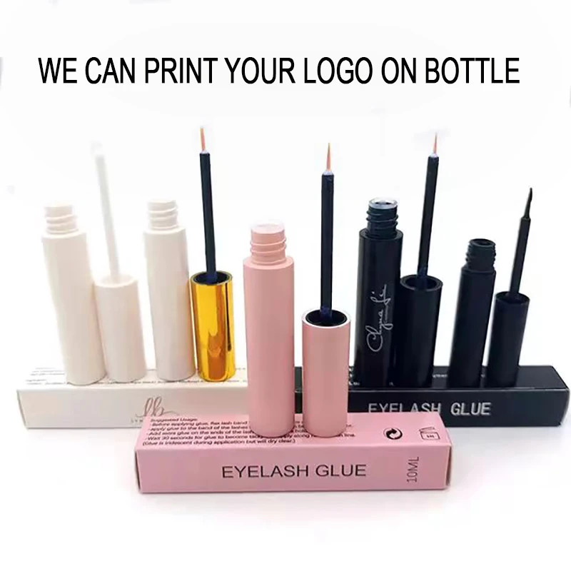 

Eyelash Glue Wholesale Custom Black White Lash Glue Makeup Tools Private Label Waterproof Lashes Adhesive Latex Free Glue