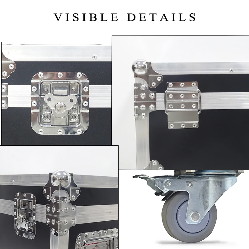 Flight Case 10 in 1 Use For 10pcs Flat LED Par Light 7x10w 12x12w 18X3W 36X3W 7X12W Only Empty Air | Освещение