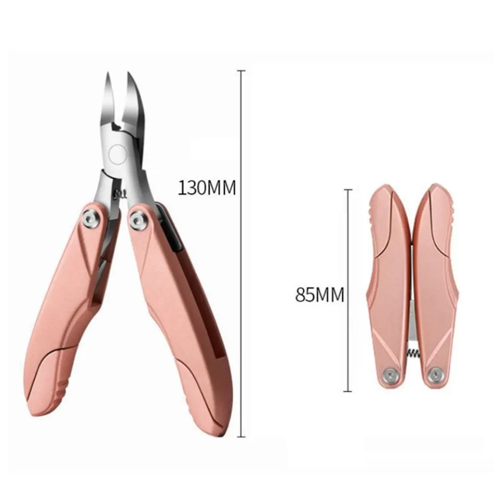 

1Pc Professional Stainless Steel Cuticle Cutter Cuticle Nipper Beauty Tool Portable Manicure Nipper for Fingernails Toenails (