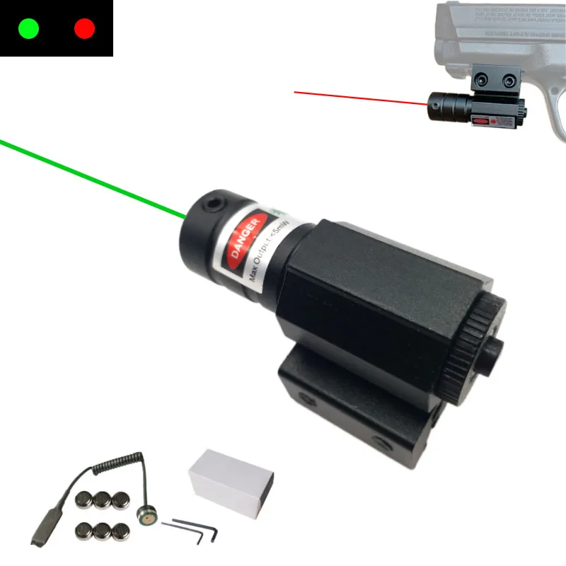 Охотничья винтовка Красная точка лазерный прицел Пикатинни Вивер крепление