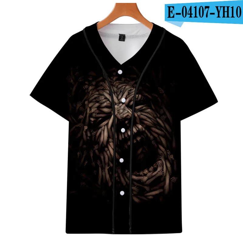 New hot Thin Baseball Jersey Women, youth Customized Jersey Men's casual sports Baseball Shirt Color printing section - Цвет: colour 6