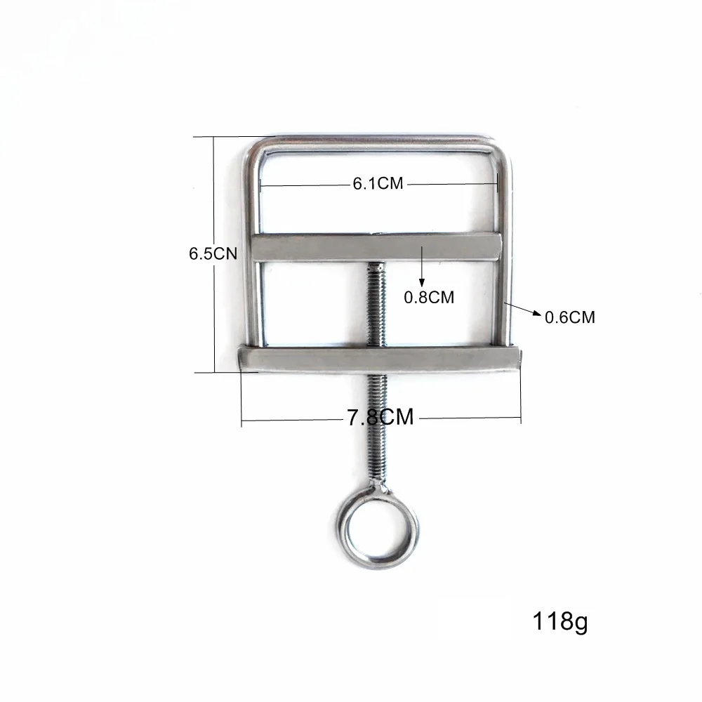 Новейший Мужской зажим из нержавеющей стали с мятой для мошонки пениса сосков