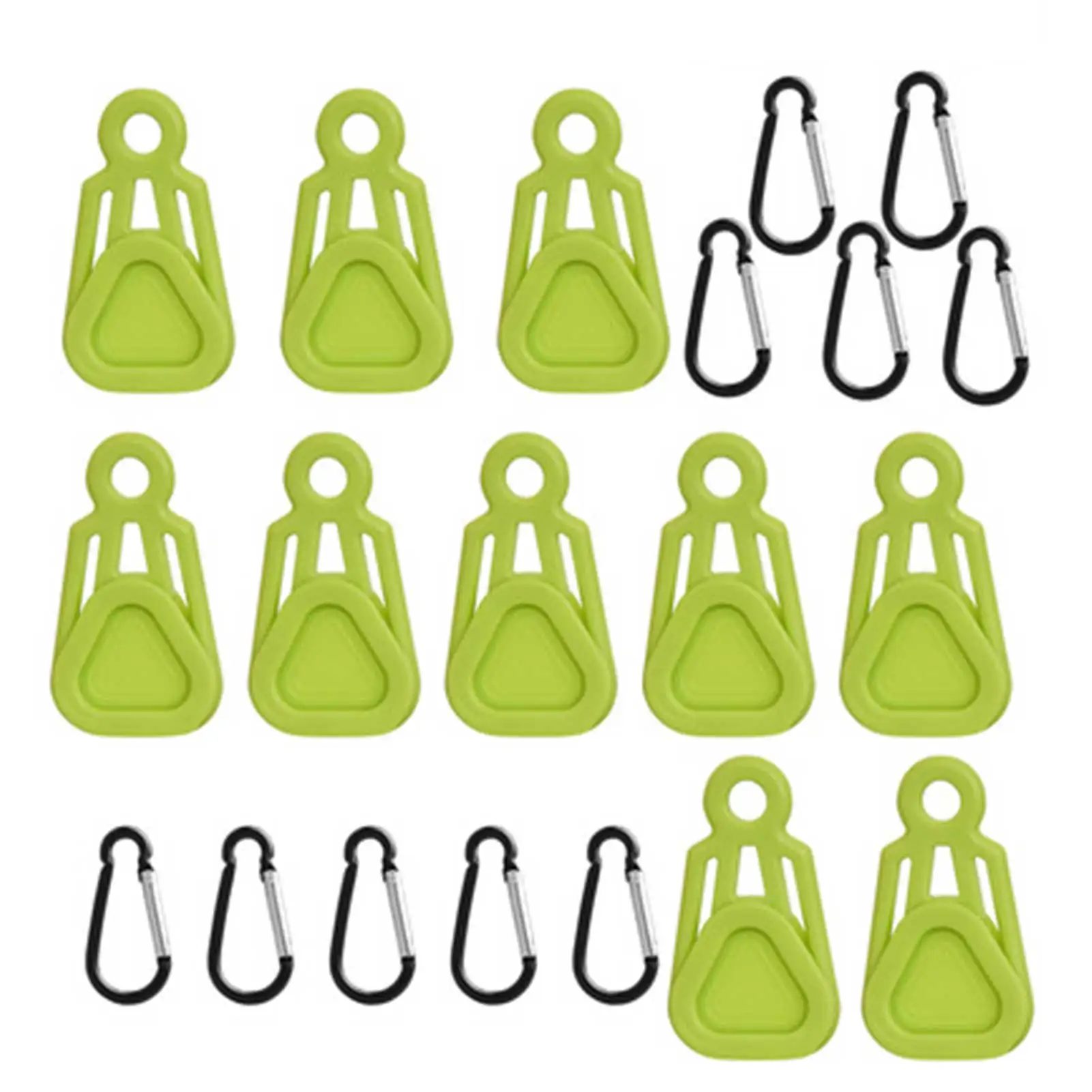 

10Pcs Heavy Duty Tent Fixing Clip Wind Rope Clamp Awning Pull Point Clip Camping Tent Hook Windproof Rope Barb Clip Accessories