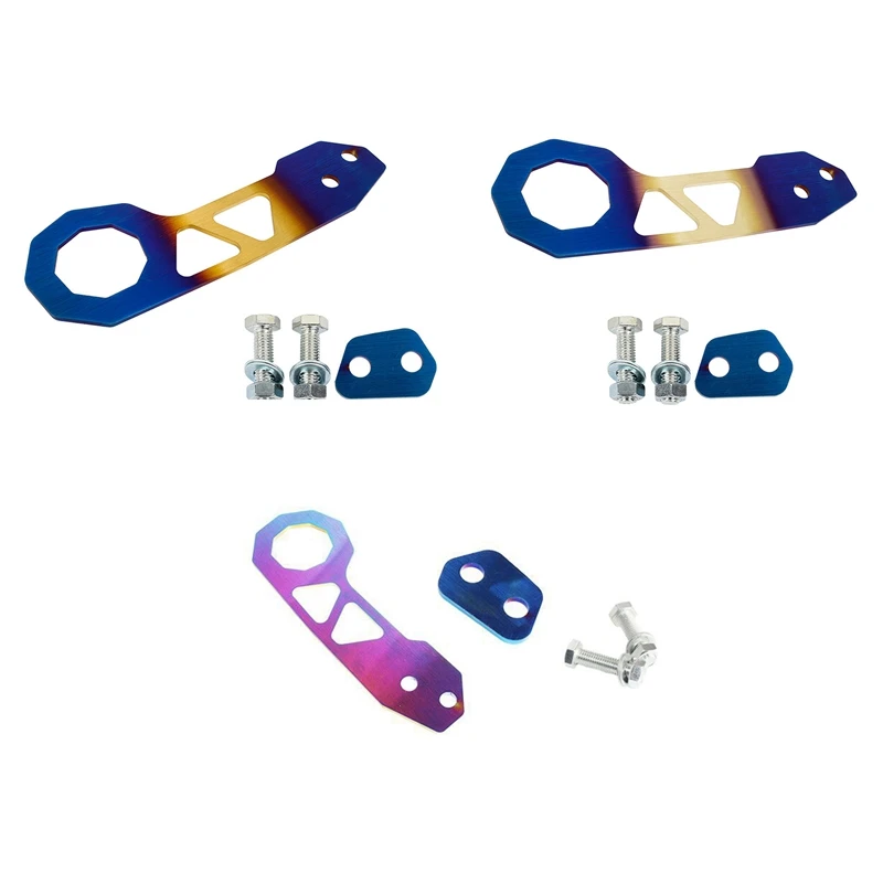 

Универсальный Крючок для заднего бампера и прицепа из алюминиевого сплава, буксировочные инструменты, комплект крючков для заднего буксир...