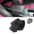 Для Land Rover Range Rover Sport 2006 - 2011 2012 2013, подлокотник из микрофибры и кожи с центральным контролем интерьера, Обложка, наклейка, отделка