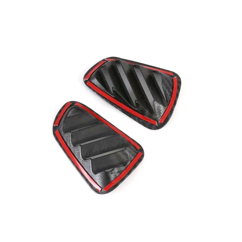 

Accessories ABS Carbon Fiber Interior Car Upper Air Condition Vent Cover Trim 2pcs for Hyundai Tucson 2019-2020