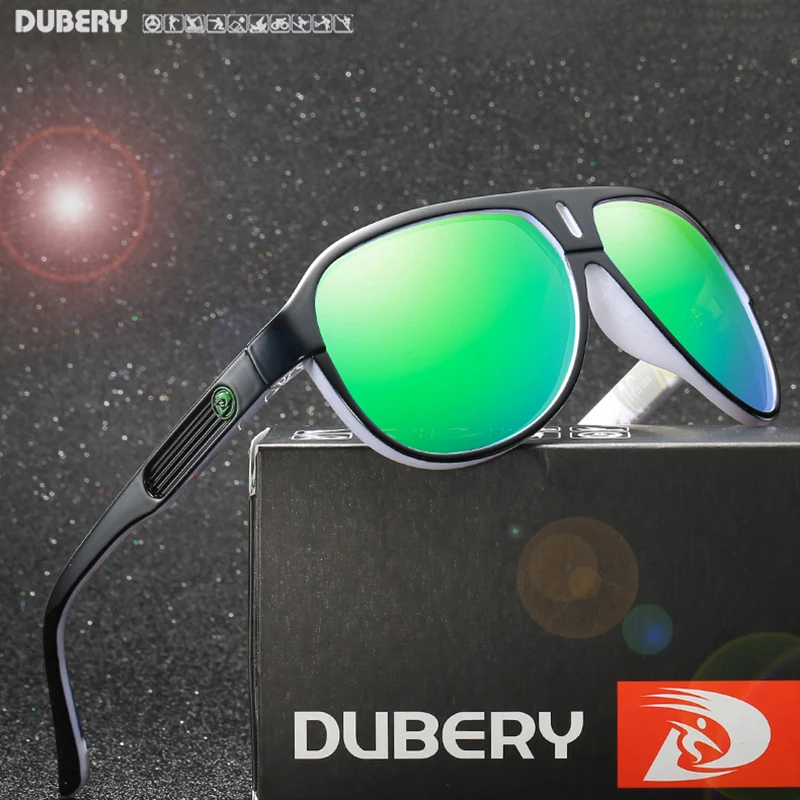 Солнечные очки DUBERY в винтажном стиле UV400 для мужчин и женщин поляризационные