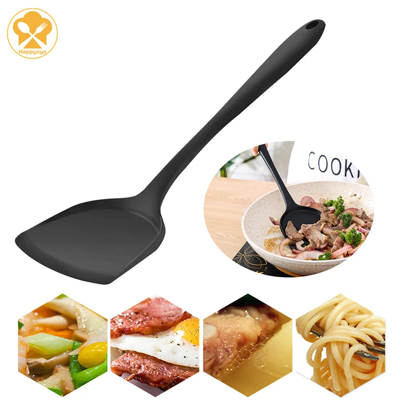 Кухонные силиконовые туроны антипригарная кухонная утварь совок для жареной