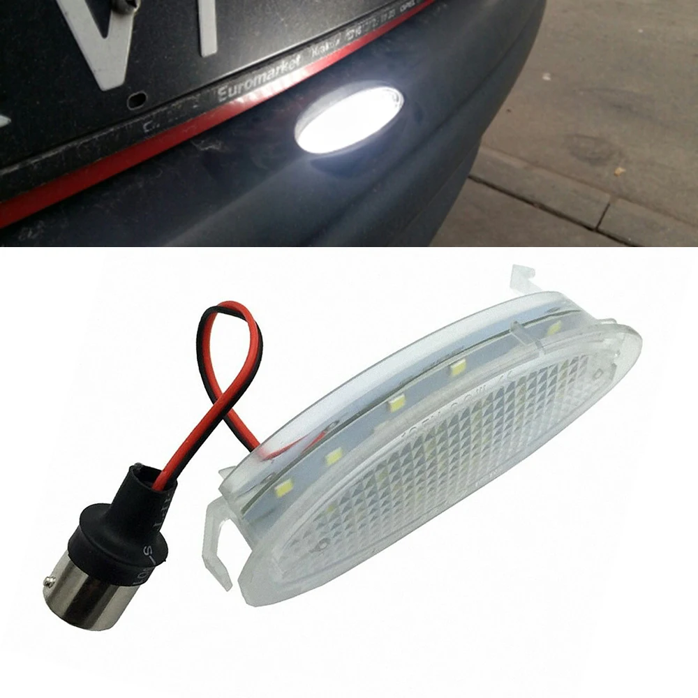 18SMD Car LED Number License Plate Light for Opel Astra F Corsa B Vectra | Signal Lamp