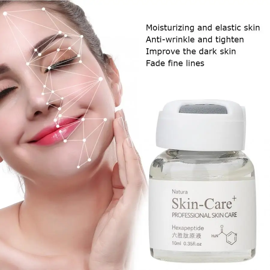 10 мл шесть пептидов чистая жидкость против морщин старения Сыворотка для ухода