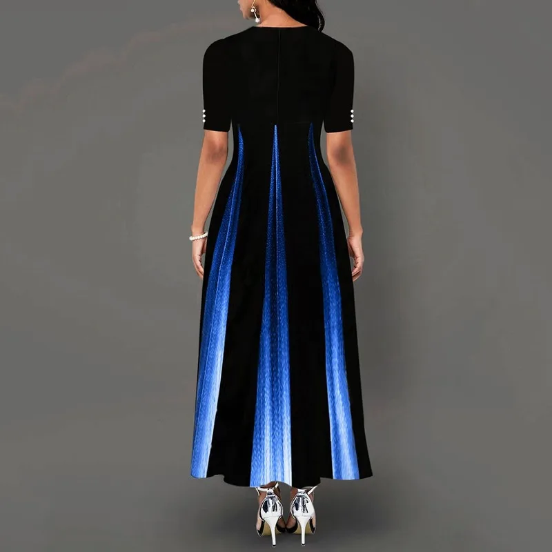 Платье женское длинное ТРАПЕЦИЕВИДНОЕ до щиколотки элегантный вечерний сарафан