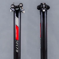 fcfb bicycle seatpost carbon fiber bike mtb road cycling seat tube parts offset 0mm 27 230 831 6 x 350400mm