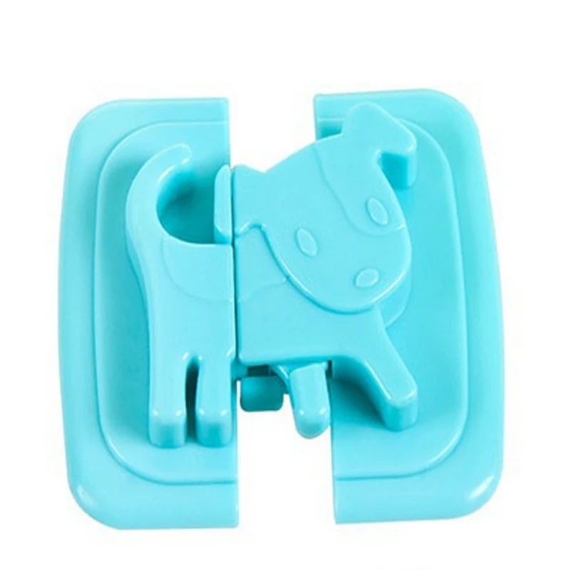 Productos de seguridad para beb&eacute;s con forma de dibujos animados, cerraduras y correas de gabinete de seguridad para el cuidado del beb&eacute;, productos para puerta de nevera, cerraduras de armario-3