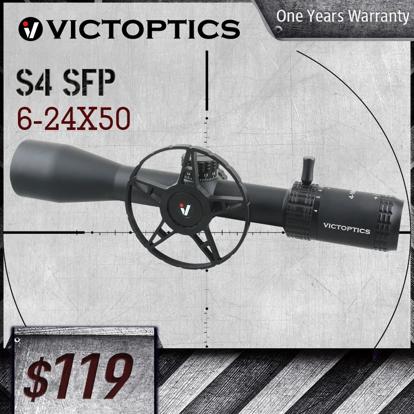 Оптический прицел VictOptics AGN 6 24X50 MDL трубка 30 мм 1/10 мил для охоты снайпера