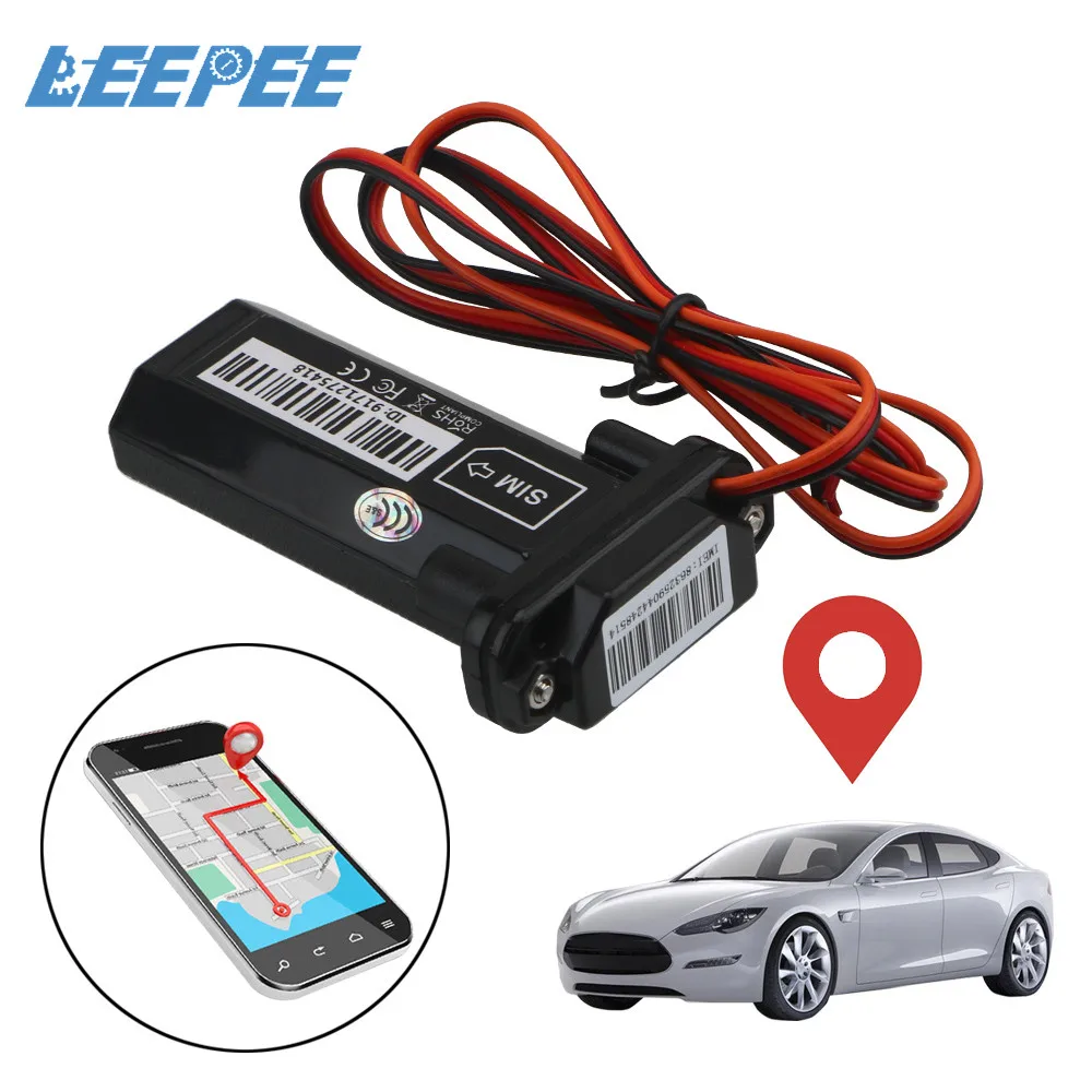 LEEPEE Водонепроницаемый Встроенная Батарея Анти кражи мини для автомобилей