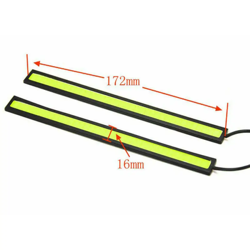 

4pcs Daytime Running Light Lamps 17CM Waterproof Dustproof Shockproof Blue