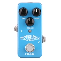 nux nch 1 monterey vibe guitar effect pedal rotary speaker phaser effector with micro usb port for guitar accessories