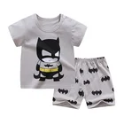 Комплект одежды для мальчиков 0-3 лет, футболка и шорты с изображением Микки Мауса