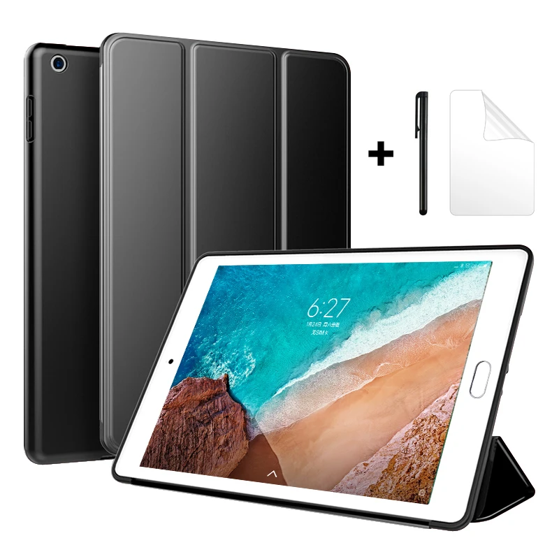Чехол для Xiaomi Mi Pad 4 Plus, ультратонкий Магнитный чехол-подставка, силиконовый мягкий смарт-чехол для Xiaomi Mi Pad 4 Plus 10,1 Tablet Funda