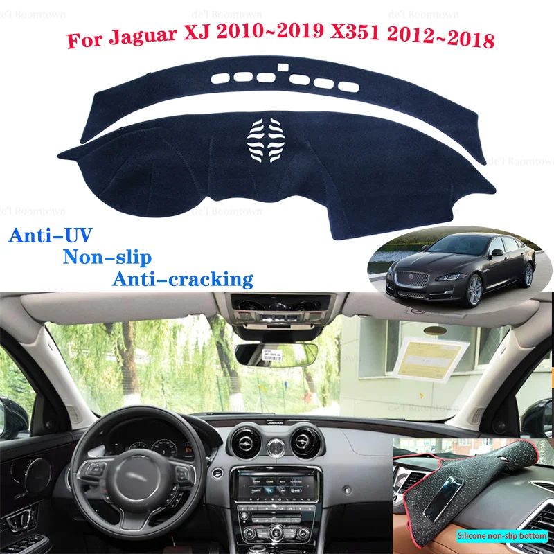 

Car Dashboard Cover Dash Mat For Jaguar XJ 2010~2019 X351 2012~2018 Auto Non-slip sunShade Dashboard Cover Protective Pad