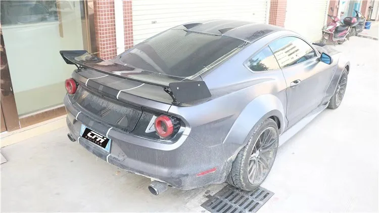 Заднее крыло автомобиля из углеродного волокна внешний спойлер для Ford Mustang GT500 2015