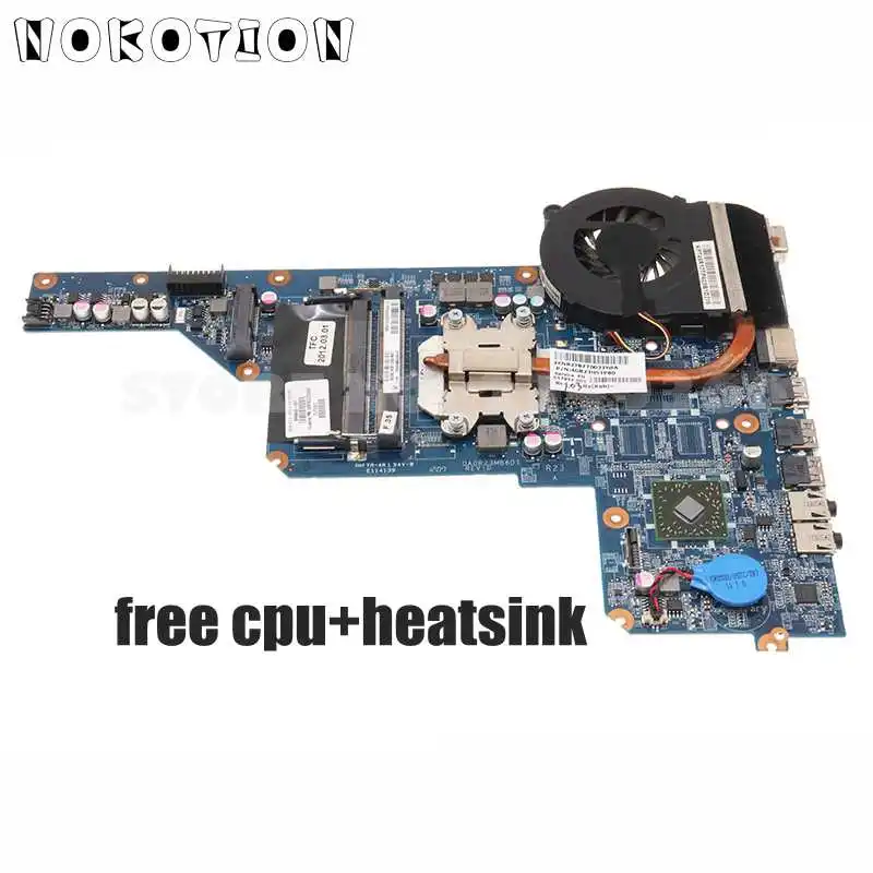 

Процессор NOKOTION 649948-001 + радиатор вместо DA0R22MB6D1 638856-001 647626-001 638855-001 638854-001 для материнской платы HP G4 G6 G6