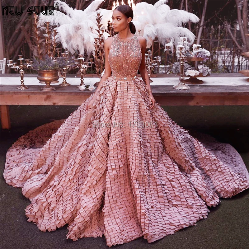 Турецкие вечерние платья с кристаллами для девочек длинные vestido de festa кутюр вечерние платья в арабском Дубае платье кафтаны Aibye