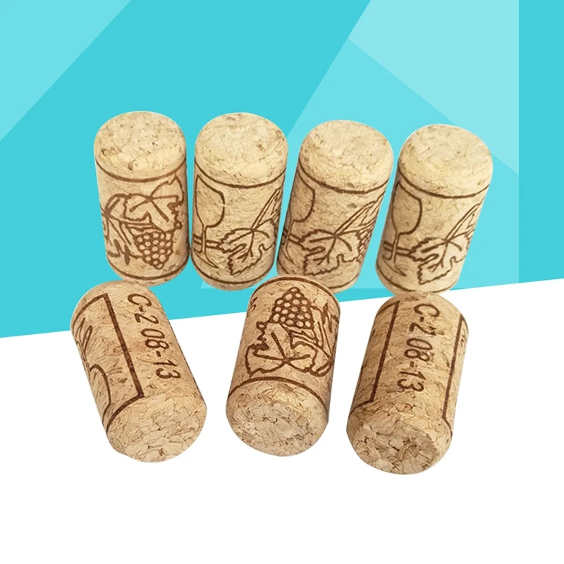 

100Pcs Wine Cork Reusable Creative Functional Portable Sealing Wine Cork Wine Bottle Cover For Bottles Wine