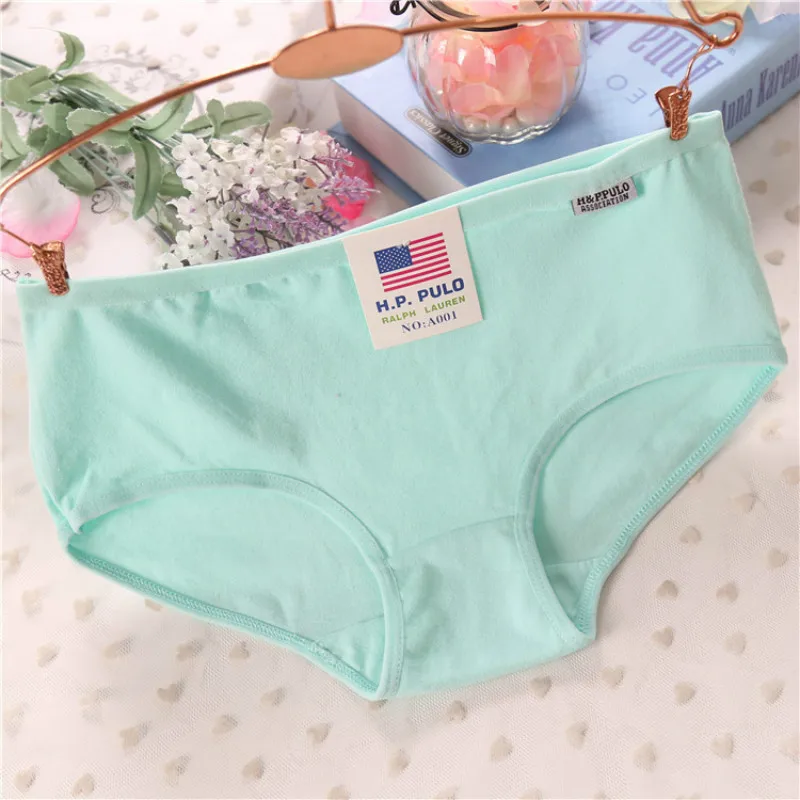 Нижнее белье женское хлопковое треугольное карамельных цветов 20 шт./лот Hs02 | Мать