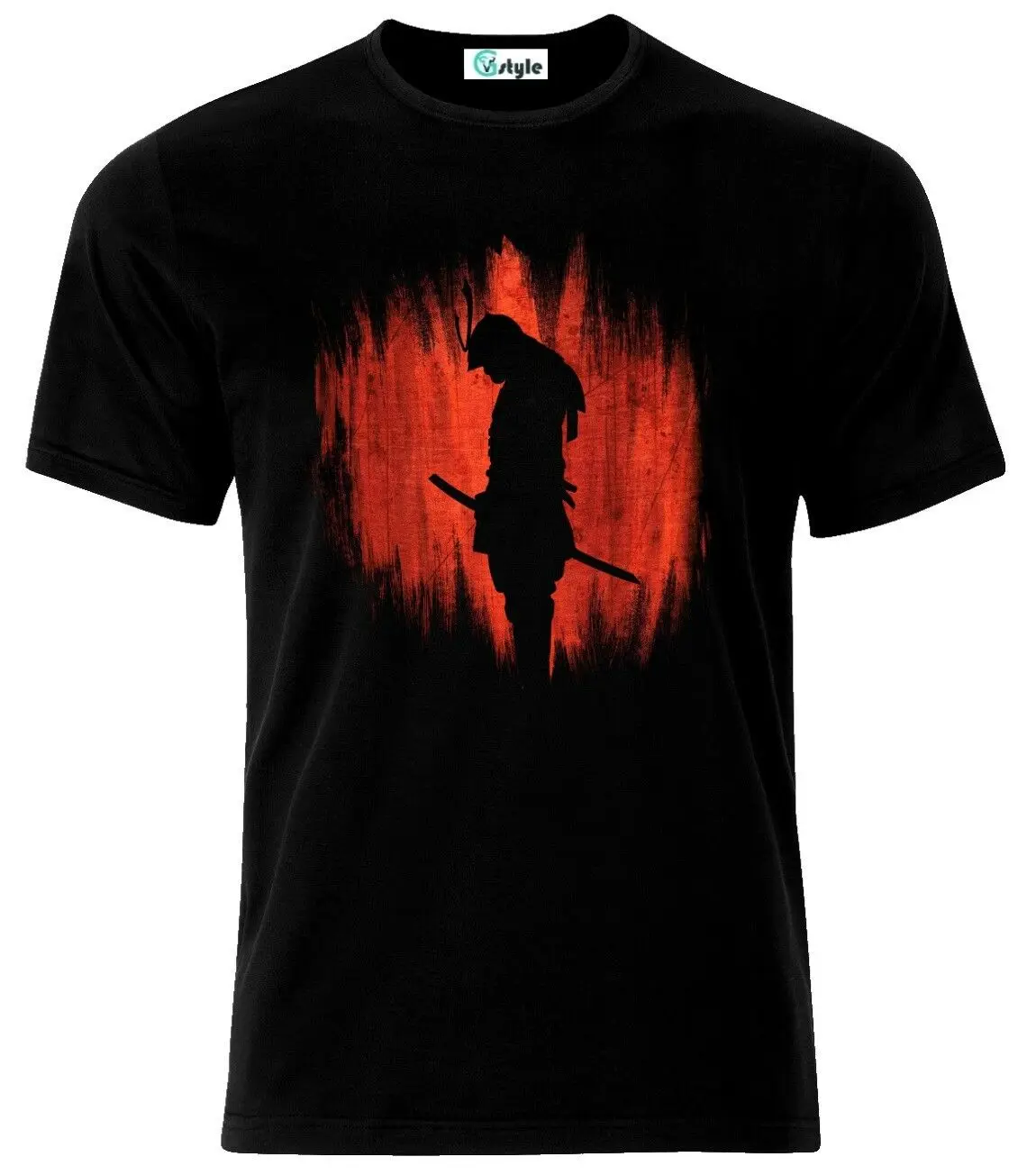 

Samurai in Angry T-shi. Summer Cato Sho Mouw O-ne ntlemen New S-3XL