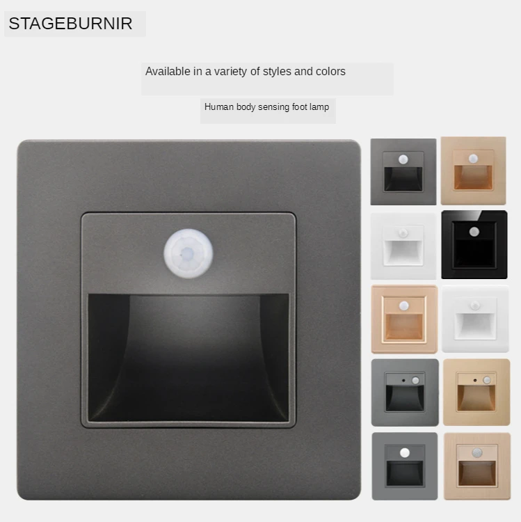 Ночсветильник с датчиком движения для коридора лестницы 86 светодиодный | Лампы и