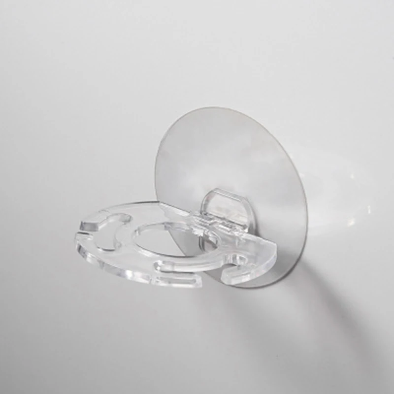 2pcs Transparent 2 шт./лот самоклеящийся настенный Диспенсер зубной пасты, для зубной щетки держатель для хранения устройство для выдавливания ручка бритвы Ванная комната Полки - Цвет: 2pcs Transparent