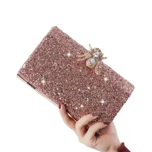 Шикарные Вечерние сумки для женщин 2021 новые роскошные сумки в руку, паук hasp клатч Сумки для свадебного ужина с цепочкой MN1323