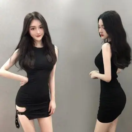 Harajuku Gothic Women sexy bodycon skirts brands club Female Sleeveless Black Red mini short Slim Tight skirt vestidos DV51 | Женская