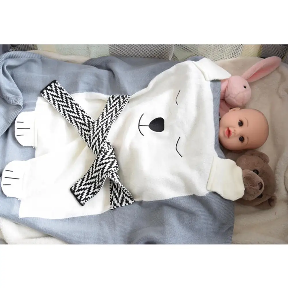 Милые детские одеяла мягкие теплые шерстяные пеленки для младенцев сердце