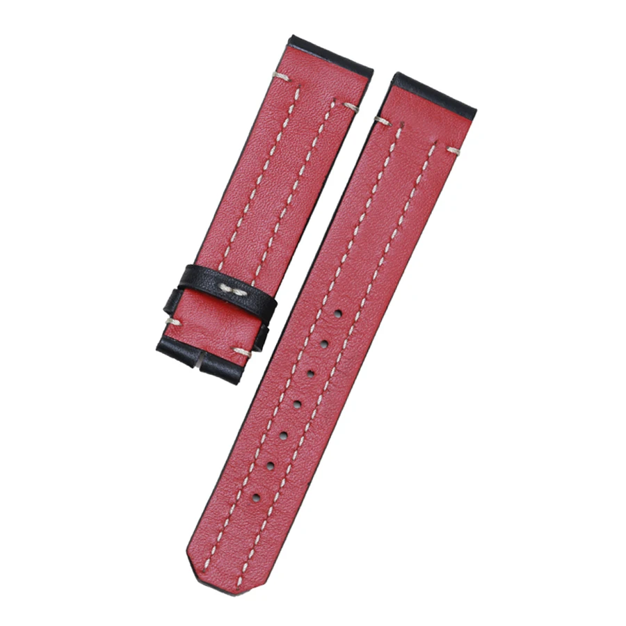 Ремешок SAUPPO мужской из телячьей кожи подходит для Carl F.Bucherer PATRAVI черный коричневый