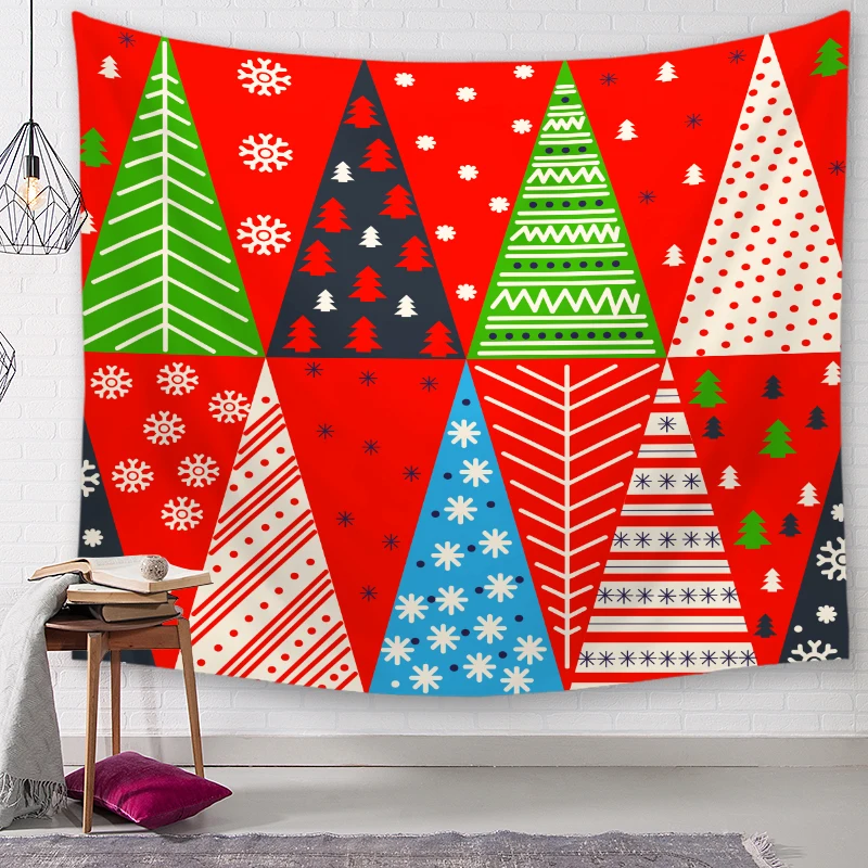 

Christmas Decoration Large Bedspread Wall Hanging Throw Blanket Mat Backdrop Home Room Decoration Birthday Party Decorations