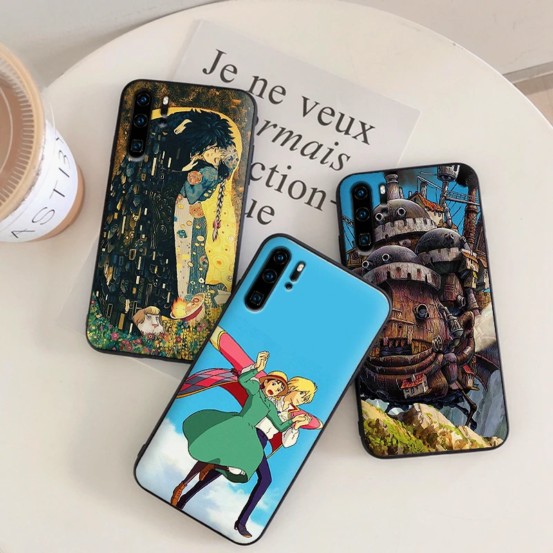 Чехол Howl's Howls с подвижным замком для huawei Honor 7X 8X 9X Pro 8 9 10 Lite Note View 20 6A 7A 3GB Coque