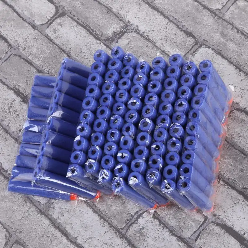 100 шт. синий пуля с счет автоматического сброса Электрический мишень для Nerf