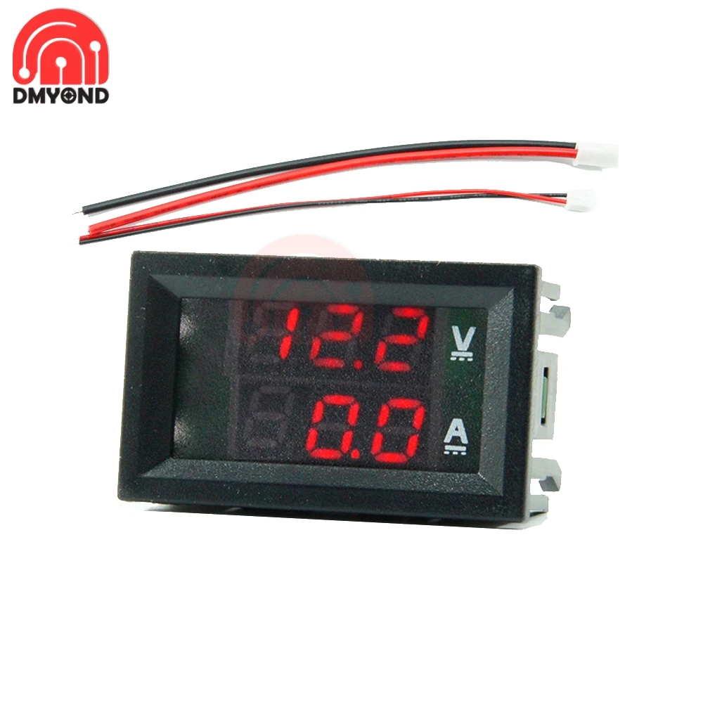 

0,28 дюймов DC7-110V 50A/100A 3-разрядный Высокая Напряжение светодиодный цифровой Дисплей Вольтметр Амперметр Вольт Ампер метр тестер Напряжение ин...