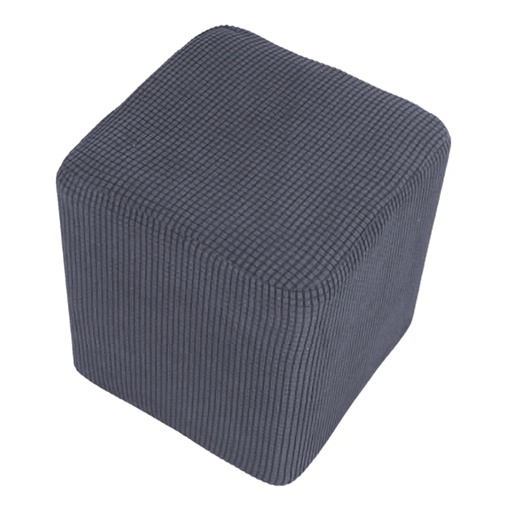 

Elastic Ottoman Rectangle Covers Case Stretch Storage Ottoman Slipcover Protector Footstool Sofa Foot Rest Stool Covers