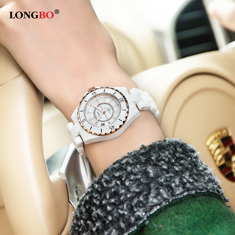 Часы женские кварцевые с керамическим ремешком люксовые брендовые оригинальные