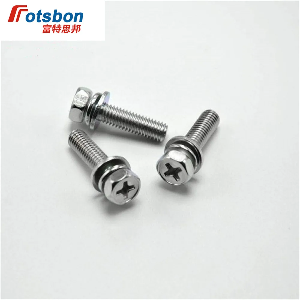 Комплект винтов M3/M4 набор поперечный встраиваемый шестигранный болт с